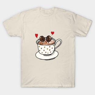 hot coffee beans T-Shirt